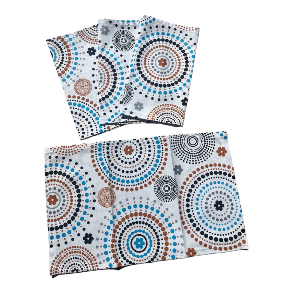 Салфетки сервировочные Круги 4 штуки 28*48 см Одесса - изображение 2