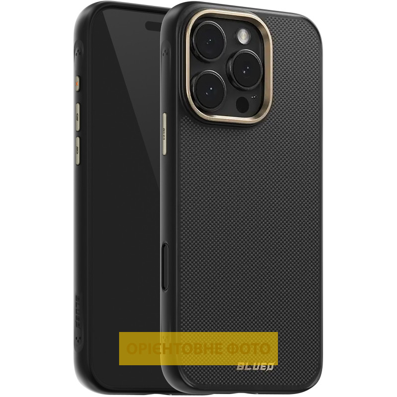 TPU+PC чехол Blueo Aramid Fiber with Magnetic Fit для Apple iPhone 16 Pro Max (6.9") Херсон - зображення 3