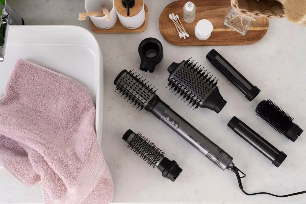 Стайлер для волос Ardesto Stein HD-Y1000BRST 1400 Вт серый Київ - зображення 2