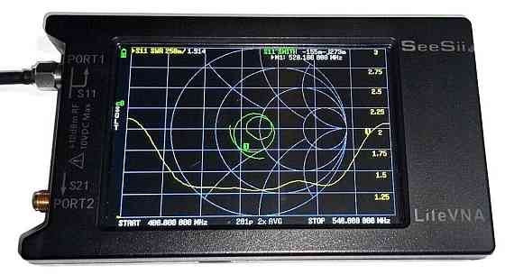 Антенна дипольная 410-530MHz 6dBi, до 50W, кабель RG 174U 1,5 м, SMA-male (10473) Дніпро