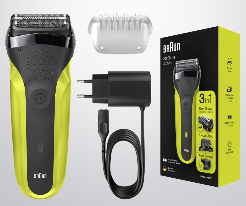 Электробритва Braun Series 3 6587832 зеленая Киев - изображение 1