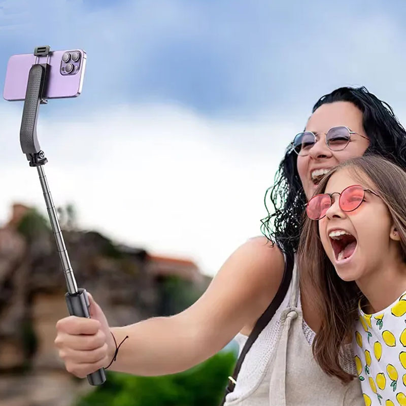 Монопод для селфи Hoco K20 с треногой + съемный BT пульт Херсон - зображення 6