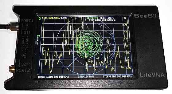 FPC-антенна 2010-2980/3990-5990MHz 4-6dBi, кабель RG178 20 см, RP SMA-male (штырь), на липучке Дніпро