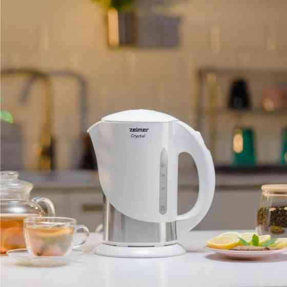 Електрочайник Zelmer Сrystal ZCK7630W 1.7 л белый Киев