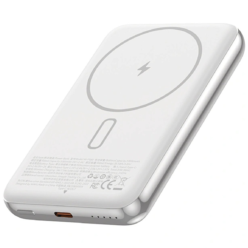 Портативное ЗУ Power Bank WIWU P089 Seraph PD20W с БЗУ 10000 mAh Херсон - зображення 1