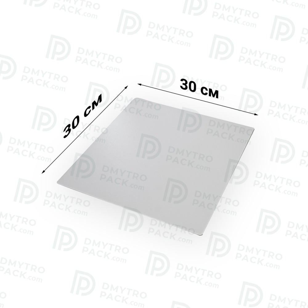 Подложка для торта 300х300 мм квадратная белая из картона с ламинацией Херсон - зображення 7