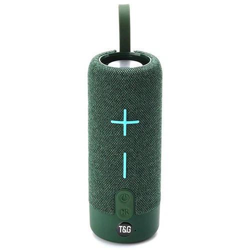 Колонка портативная Bluetooth T&G TG619 green зеленая Київ - зображення 1