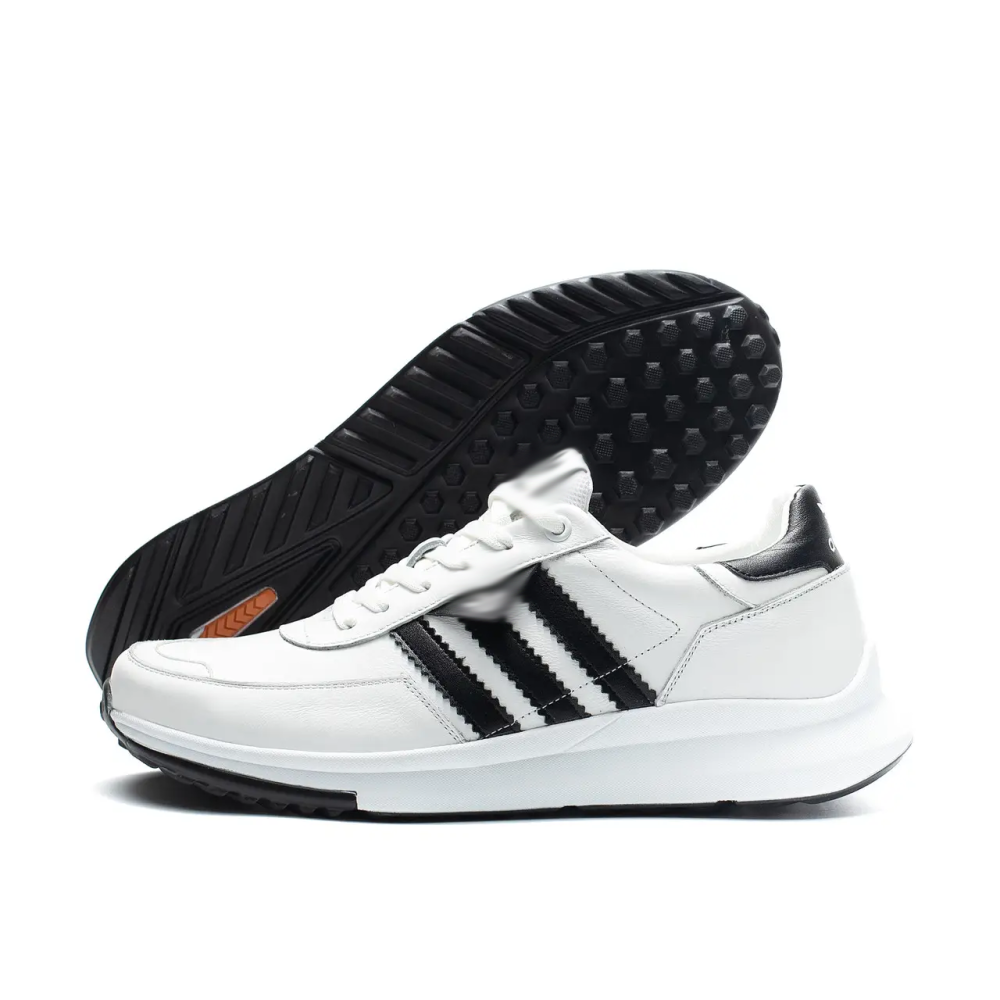 Мужские кожаные кроссовки Retropy White Київ - зображення 1