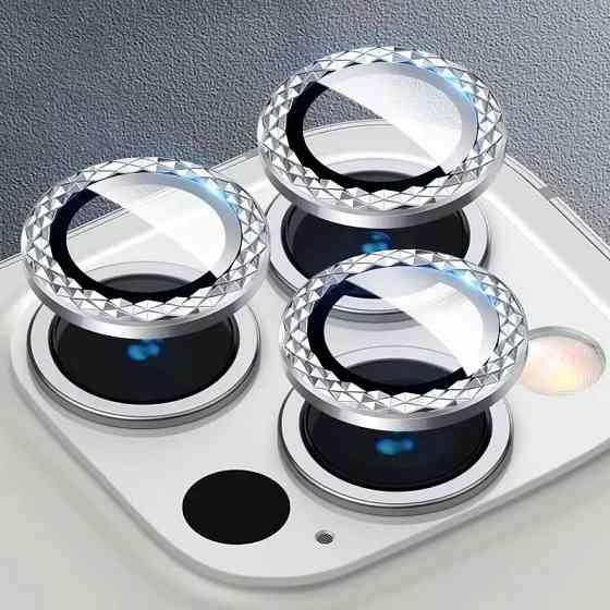 Защитное стекло Metal Shine на камеру (в упак.) для Apple iPhone 12 Pro Max Херсон