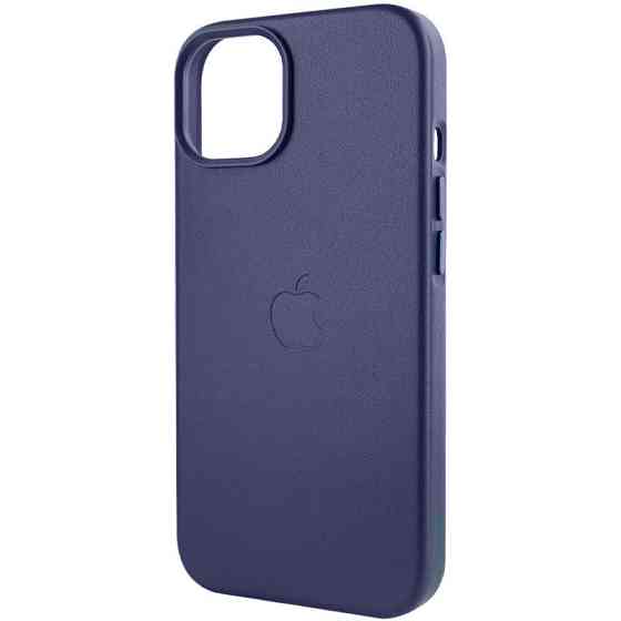 Кожаный чехол Leather Case (AA Plus) with Magnetic Fit для Apple iPhone 12 Pro / 12 (6.1") Херсон