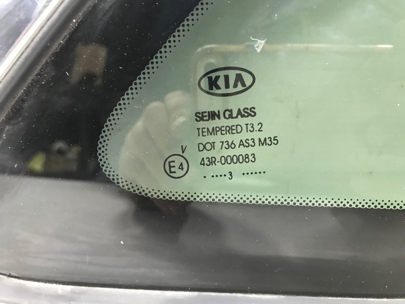Стекло в кузов заднее правое Kia Ceed JD 1.6 DIESEL D4FB 2012 (б/у) Київ - зображення 2