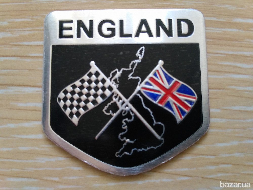 Наклейка на авто Флаг Англии алюминиевые на авто Бориспіль - зображення 7