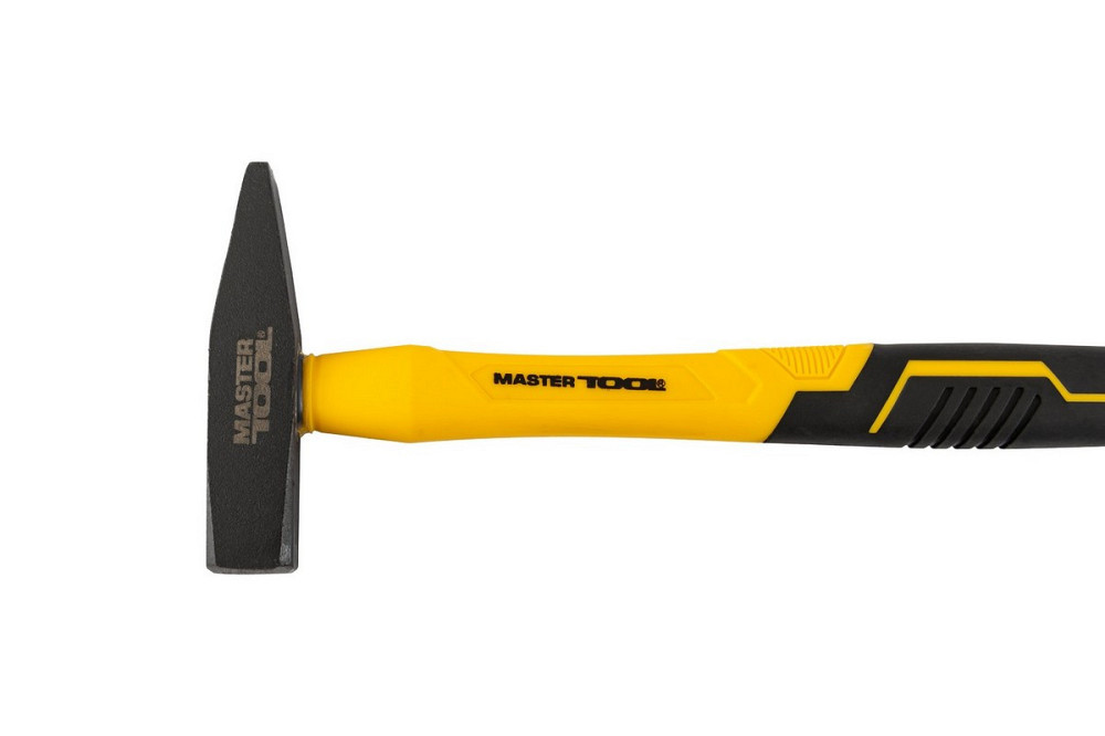 Молоток слесарный MASTERTOOL 300 г HRC 50 рукоятка фиберглассовая 290 мм 02-0903 Харьков - изображение 7