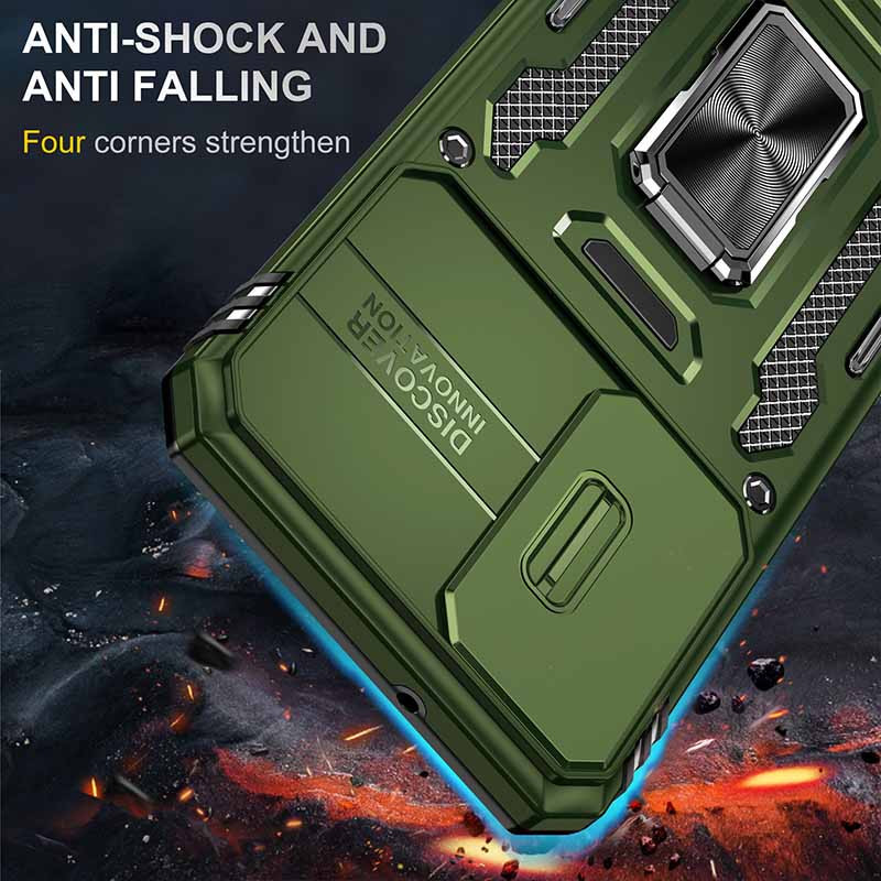 Ударопрочный чехол Camshield Army Ring для Samsung Galaxy S21 Херсон - зображення 9