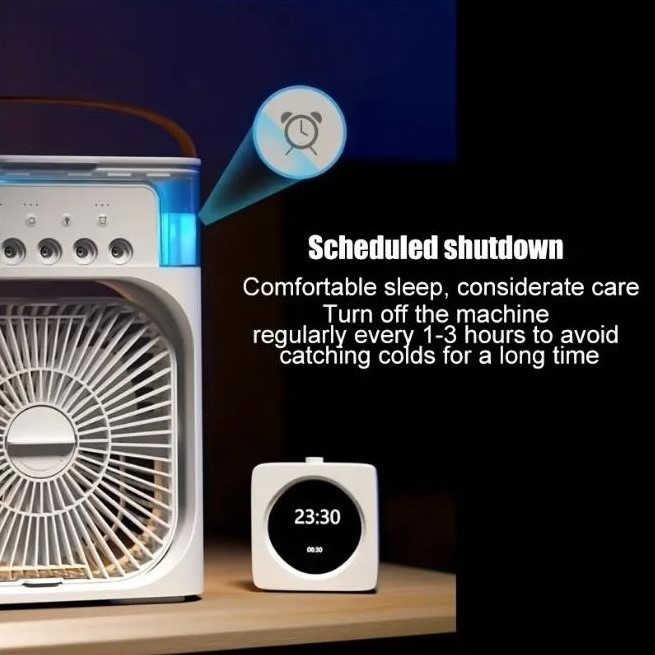 Переносний вентилятор-зволожувач із 3 швидкостями Київ - зображення 6