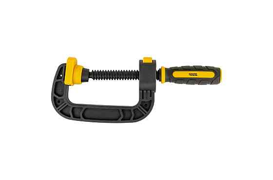 Струбцина столярная MASTERTOOL G-Type нейлоновая 75 мм 1000 Н 07-0102 Харків