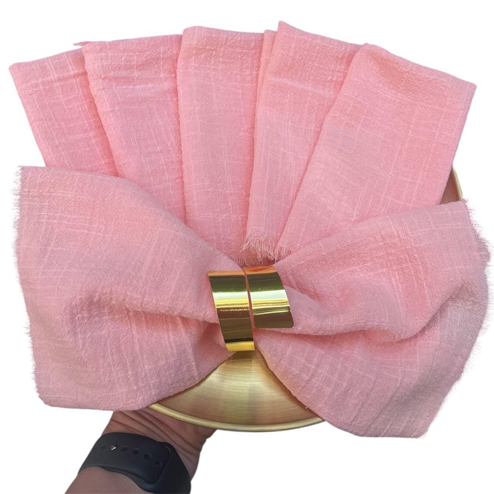 Набор колец для салфеток Leeseph Gold 6 шт Одеса - зображення 3