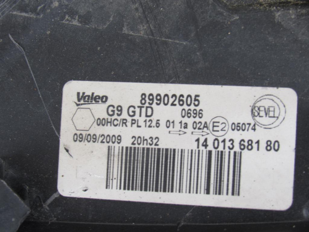 Фара левая Peugeot Expert 2007-2014 Ковель - зображення 2