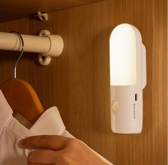 Світлодіодний нічник із датчиком руху, акумуляторний Київ - зображення 4