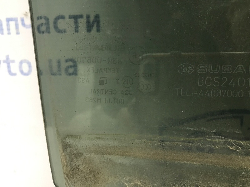 Стекло двери заднее правое Subaru Outback BS 2.0 DIESEL EE20Z 2014 (б/у) Київ - зображення 3