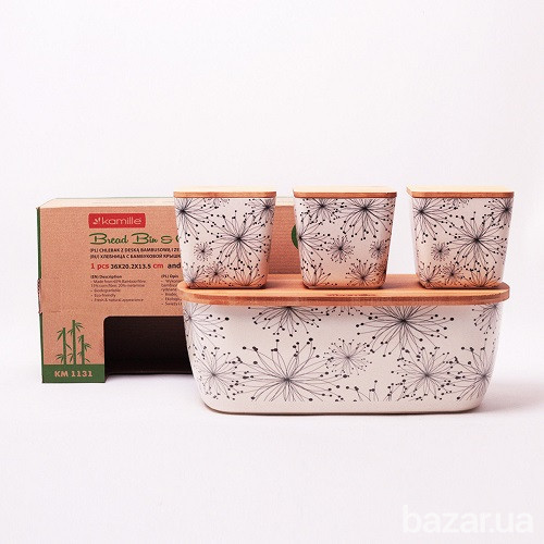 Хлебница Kamille с 3 дополнительными ёмкостями (KM 1131) Одесса - изображение 8
