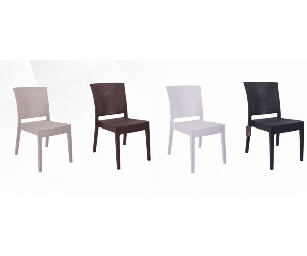 Стілець Адам пластиковий ротанг Днепр - изображение 2