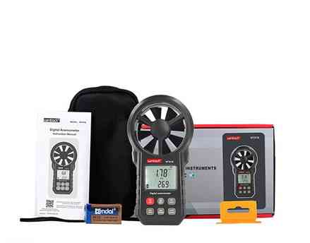 Анемометр крыльчатый USB, Bluetooth 0,3-30м/с, -10-45°C WINTACT WT87B Харків