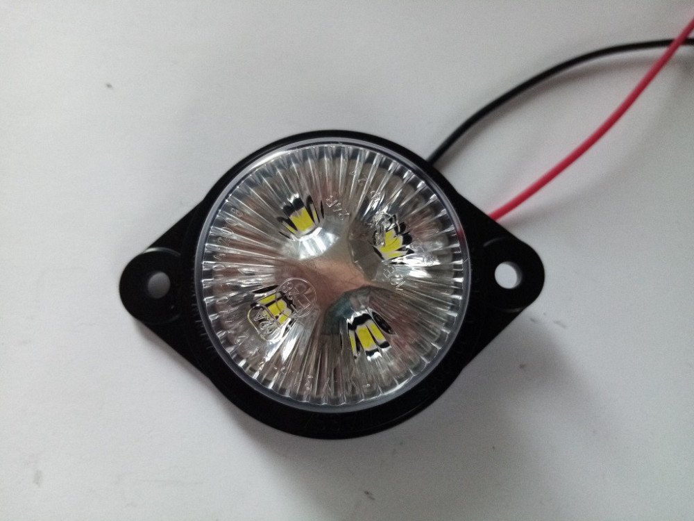 Передній габаритний ліхтар на причіп Led світлодіодний круглий Україна Баришівка - зображення 4