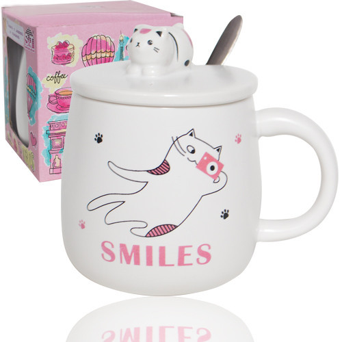 Чашка з кришкою SNT Cat Cam 20618 360 мл Киев - изображение 1