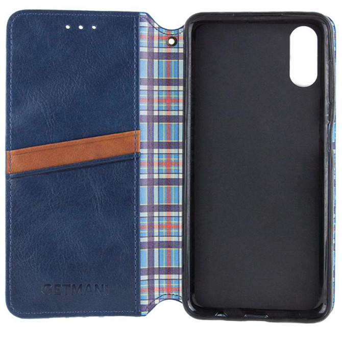 Кожаный чехол-книжка GETMAN Cubic (PU) для Apple iPhone X / XS (5.8") Херсон - зображення 4