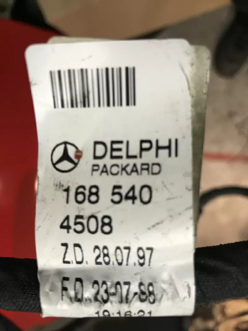 Бу проводка двери Mercedes W168, 1685404508, A1685404508, передней Кропивницький - зображення 1