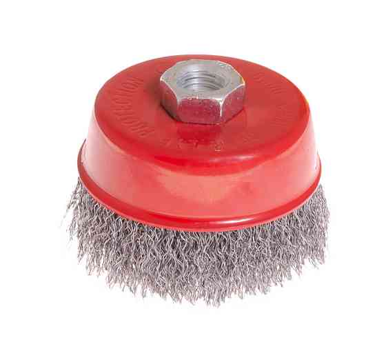 Щетка торцевая MASTERTOOL из рифленой проволоки 85 мм М14 19-7208 Харьков