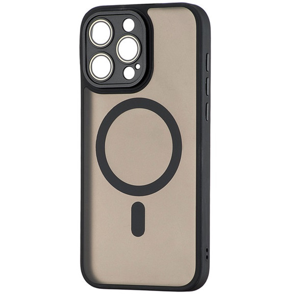 DM Чохол Silicone Matte Case Protected Camera with MagSafe для iPhone 15 Pro Black (Код товару:41322 Харків - зображення 1