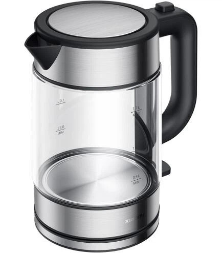 Электрочайник Xiaomi Electric Glass Kettle MJDSH05FD/BHR7423EU 1.7 л серебристый Київ - зображення 1