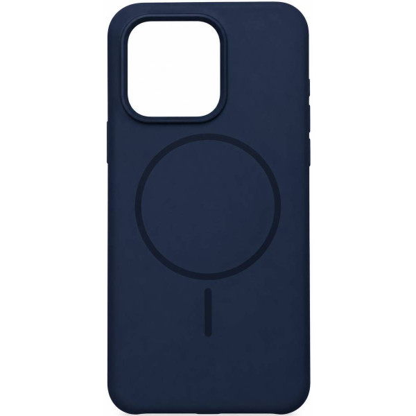 DM Чохол Silicone Case Thin Circle with MagSafe для iPhone 15 Pro Sapphire Blue Харьков - изображение 2