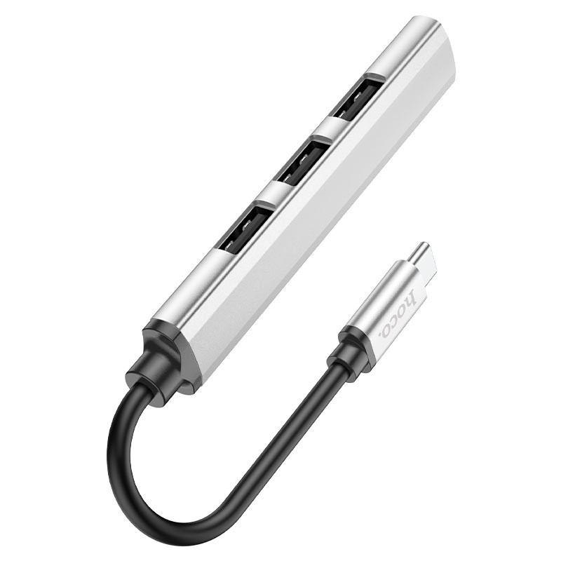Уценка Переходник Hoco HB26 4in1 (Type-C to USB3.0+USB2.0*3) Херсон - изображение 3