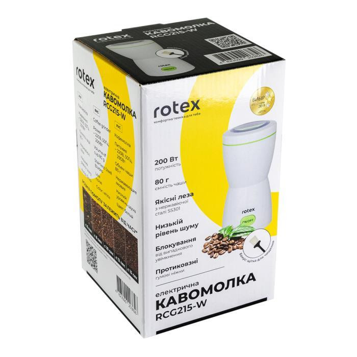 Кофемолка Rotex RСG215-W 200 Вт белая Киев - изображение 3