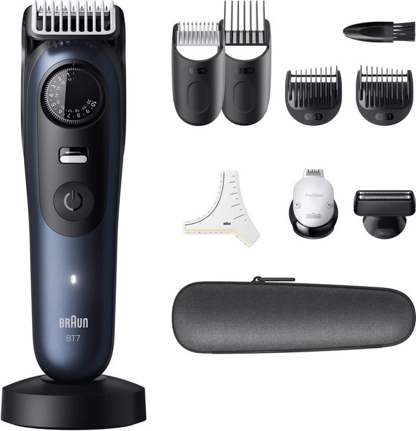 Триммер универсальный Braun Beard Trimmer Series 7 BT7540 4 Вт синий Київ - зображення 7