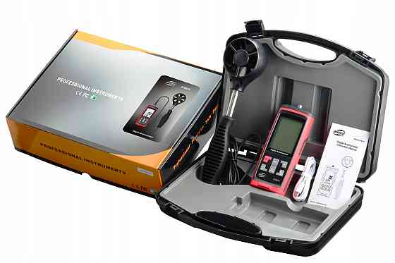 Анемометр цифровой с выносной крыльчаткой 0,3-45м/с, 0-45°C, 10-90% BENETECH GT8915 Харків