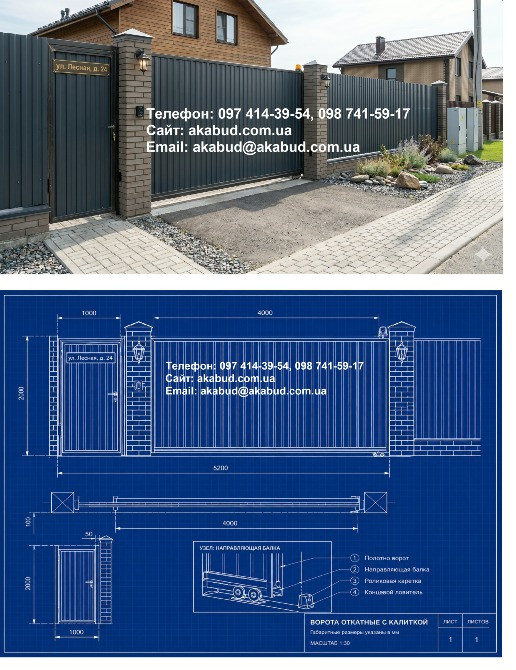 Металоконструкції Кривий Ріг — Ворота, Навіси, МАФи Кривой Рог - изображение 4