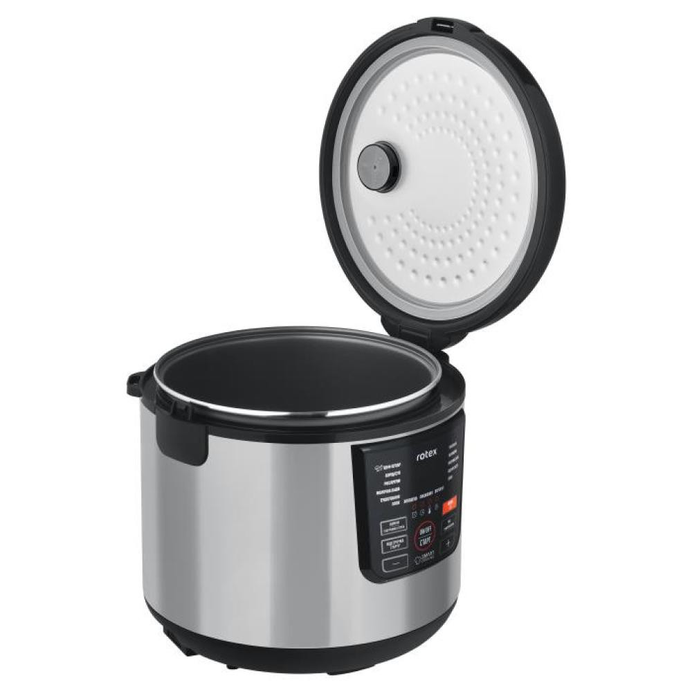 Мультиварка Rotex RMC-501-B 900 Вт серебристая Київ - зображення 7