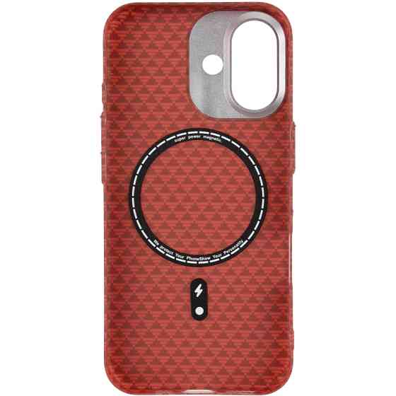 Чехол TPU+PC KVZV Triangular Pattern with Magnetic Fit для Apple iPhone 17 (6.3") Херсон