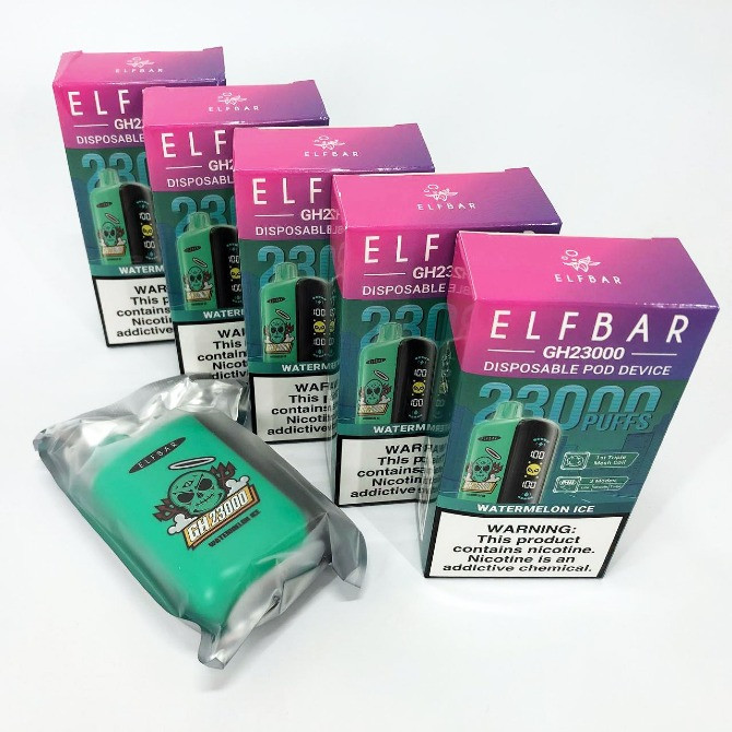 Е сигарета ELF BAR 5% 23000 тяг (Льодяний Кавун) Киев - изображение 2