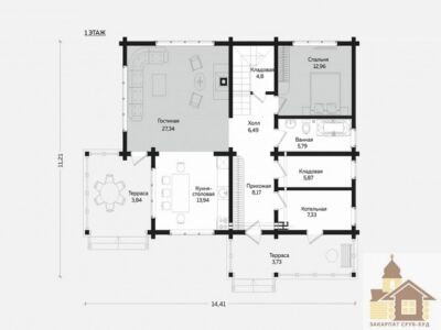 Купити зруб під ключ від Закарпат Зруб-Буд: дерев'яний будинок вашої мрії Одеса - зображення 7