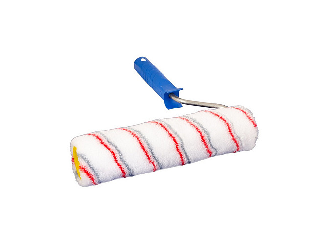 Валик малярный MASTERTOOL Multicolor 48/250/11 мм Ø 8 мм с ручкой 92-5704-P Харків - зображення 1