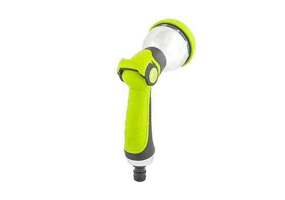 Пистолет для полива MASTERTOOL JET LINE ½" 10 режимов металлическое сопло TPR покрытие 92-9344 Харків