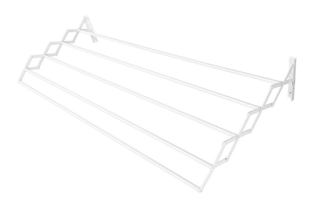 Сушилка для белья ГОСПОДАР настенная гармониковая 1000 мм 5-секционная 5 м белая 92-1715 Харків - зображення 1