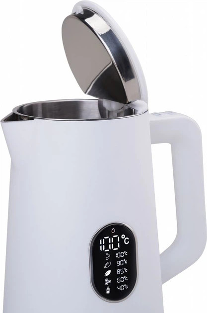 Электрочайник Mirta KT-1000W 1.5 л белый Київ - зображення 6