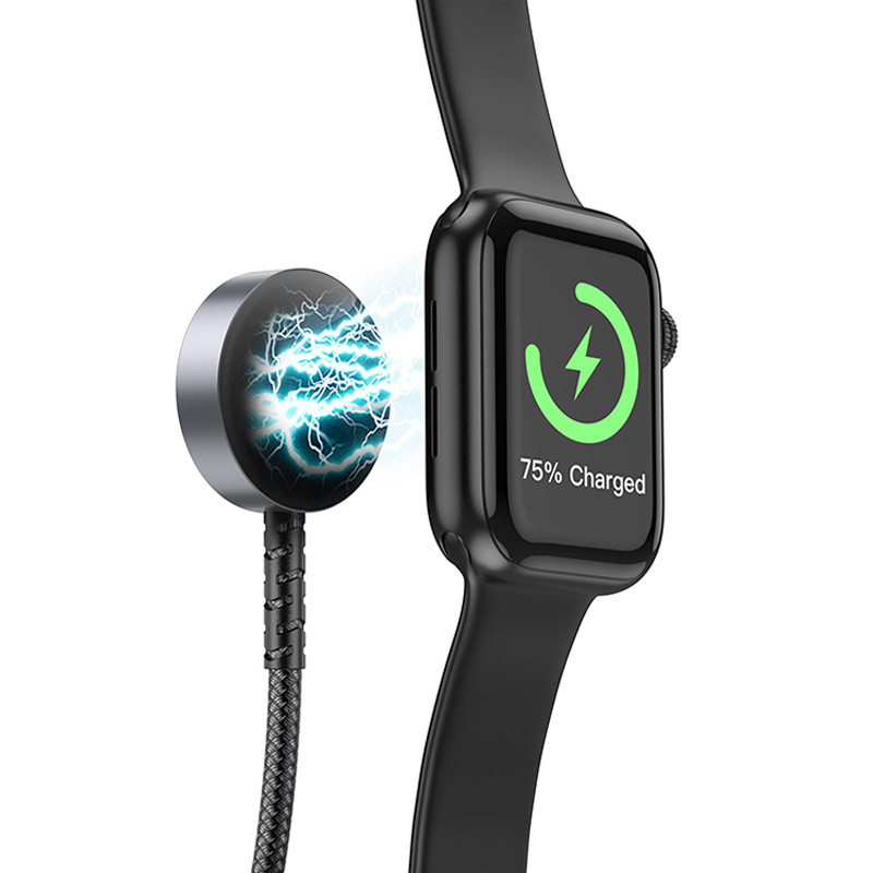 Дата кабель Hoco CW54 2in1 Type-C to iWatch/Lightning 2.5W (1.2m) Херсон - зображення 4