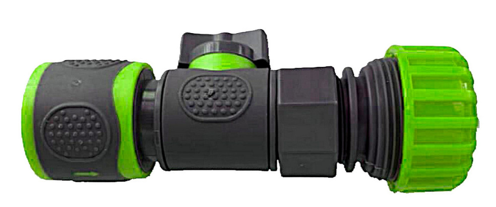 Коннектор для шланга MASTERTOOL ¾" с регулировочным вентилем 92-9374 Харків - зображення 1